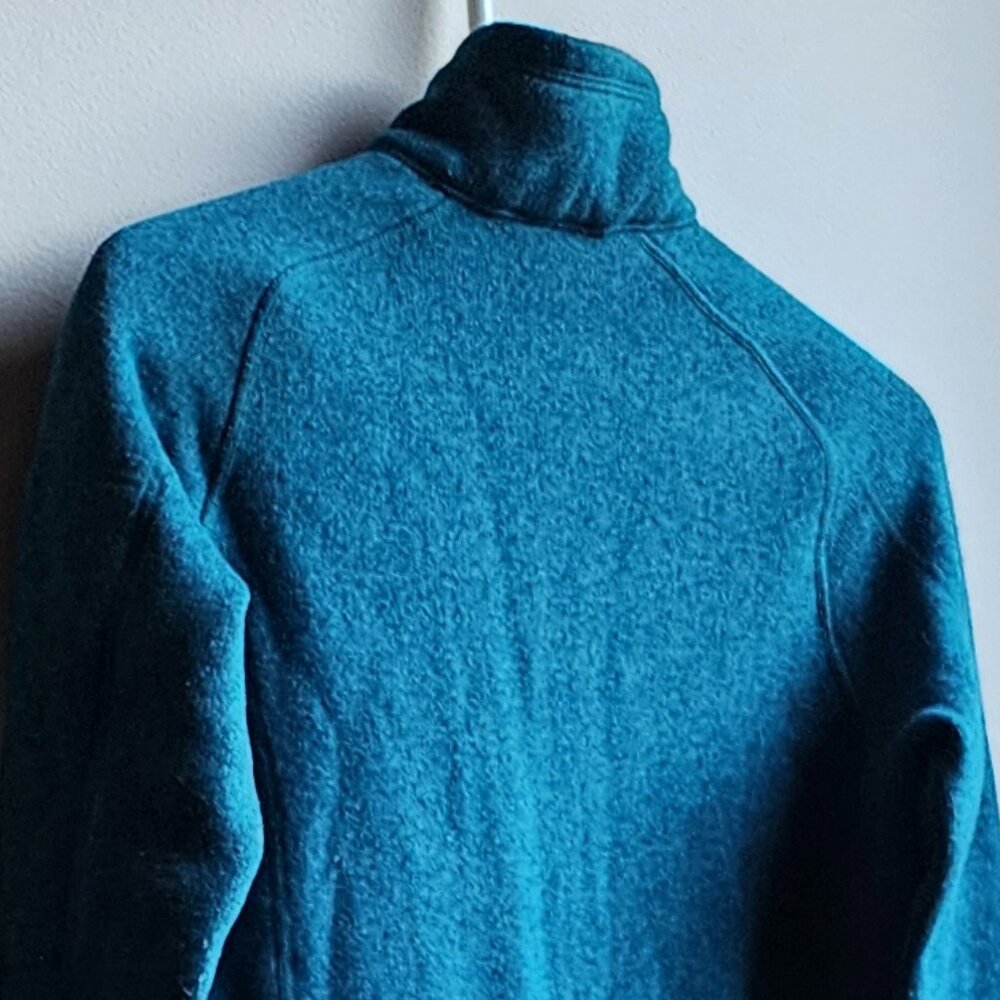 Patagonia Aqua Better Sweater Quarter Zip-Up Pullover Size Small - Picture 11 of 16
